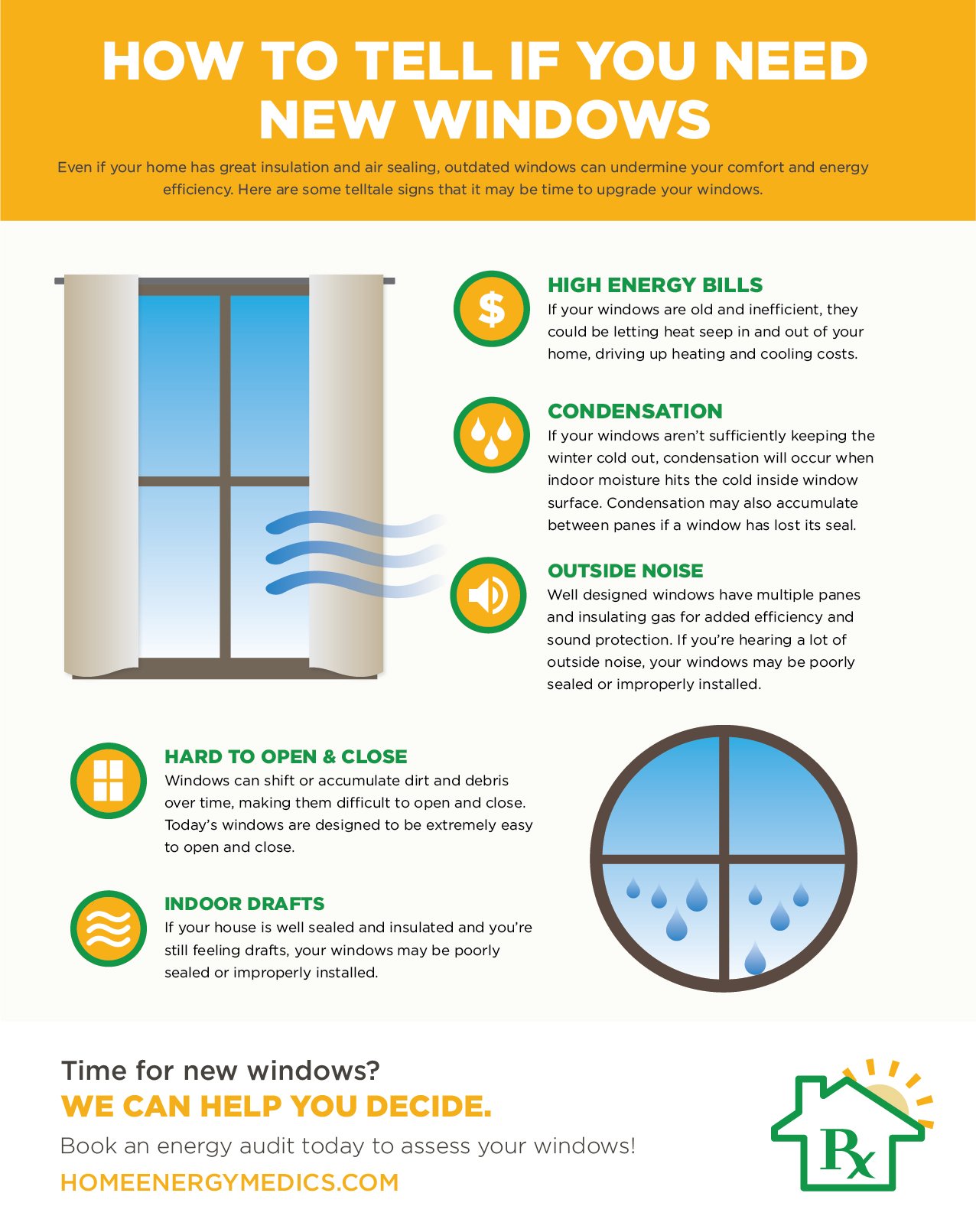 How to Tell If You Need New Windows infographic home energy medics