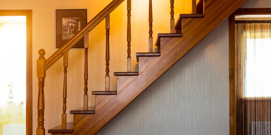 stairs leading to second floor of home