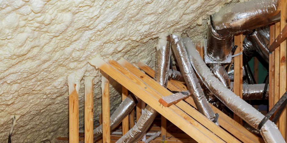 ductwork in an attic